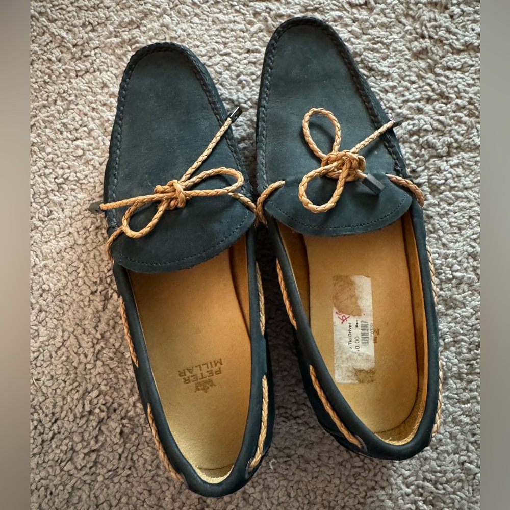 Peter Millar Navy Loafers/Driving Shoes